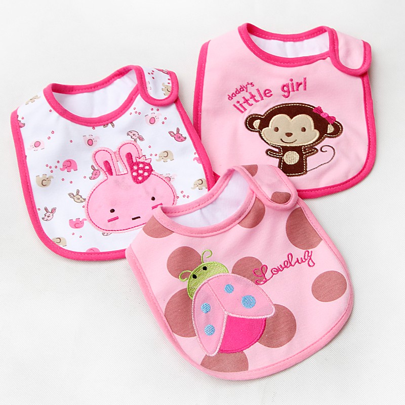 Yếm Dán Chống Thấm Carter 3 Lớp Hình Thú Đáng Yêu Cho Bé Ăn Dặm