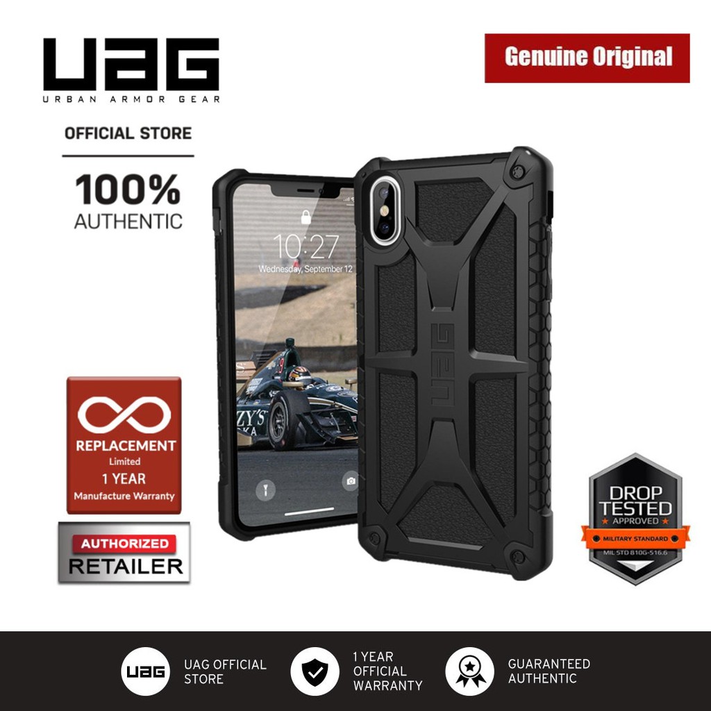 UAG Monarch Series Apple Ốp lưng iphone X/XS / Ốp lưng iphone XR/ Ốp lưng iphone XS Max - Black