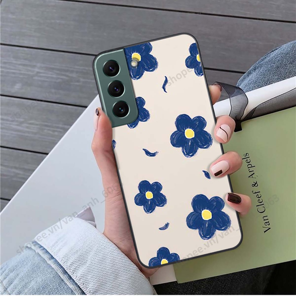 Ốp lưng Samsung S22 / S22 Plus / S22 Ultra / S22+ in hình hoa, gấu rich bear nghệ thuật, thời trang