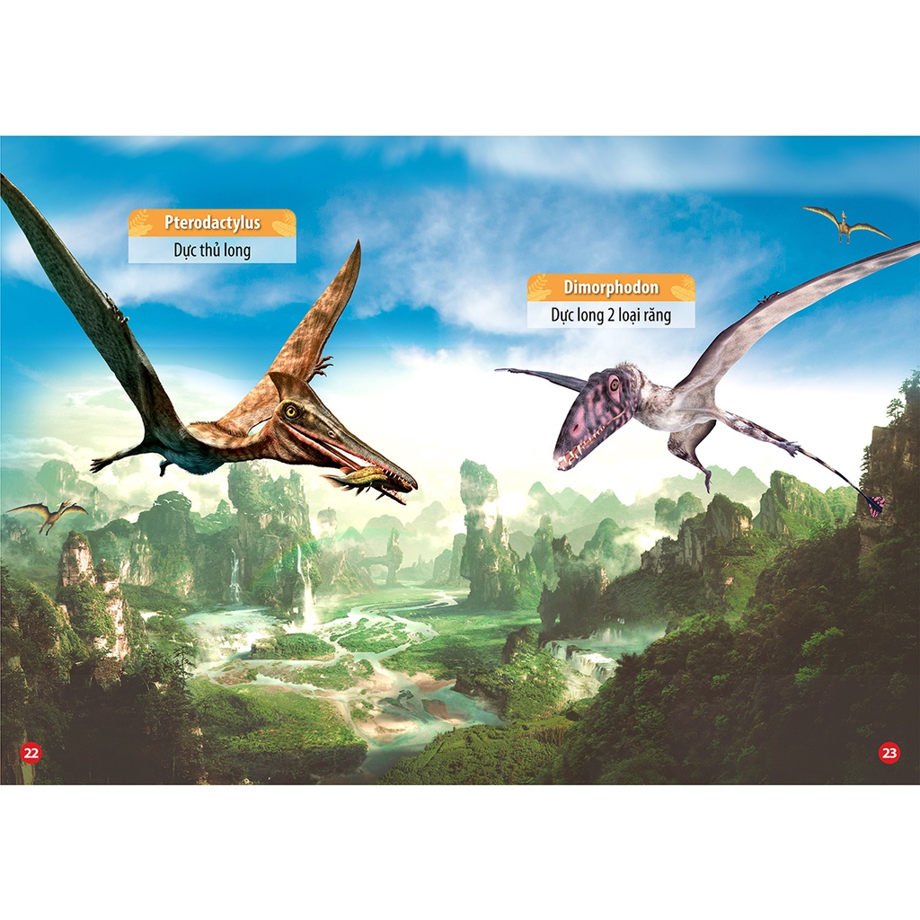 Sách - Thư Viện Hình Ảnh Song Ngữ Đầu Tiên Của Bé - Thế Giới Khủng Long