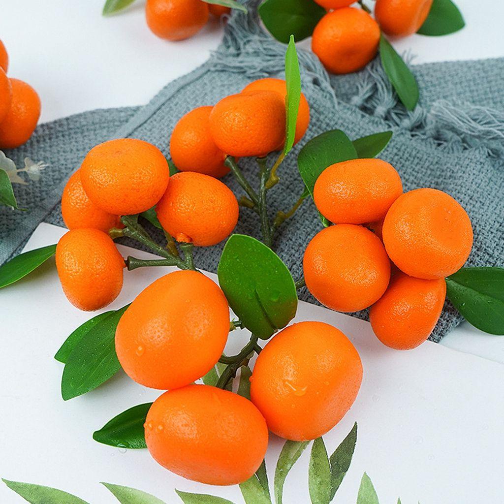 Trái Cây Giả Bằng Xốp Sáng Tạo Trưng Bày 3-6 Nhánh