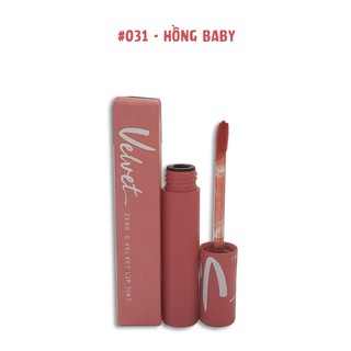 SON LÌ DẠNG KEM ZERO VELVET'G LIP TINT - SỐ 031 HỒNG BABY