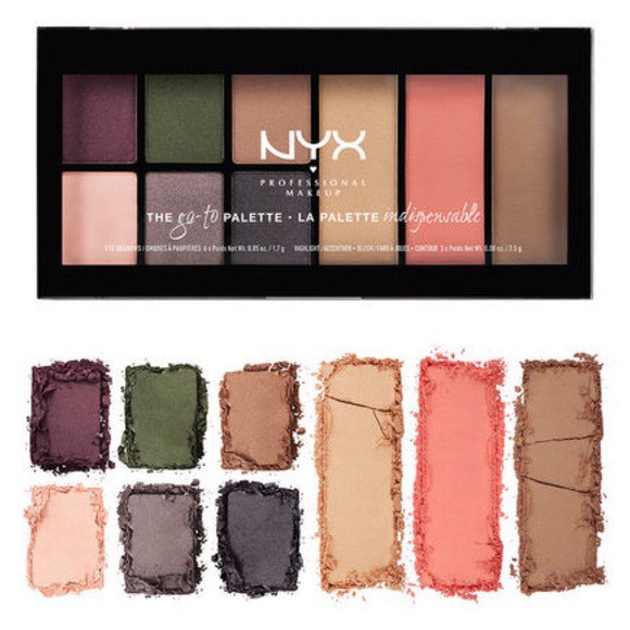 PHẤN MẮT NYX 9 MÀU THE GO TO PALETTE INDISPENSABLE