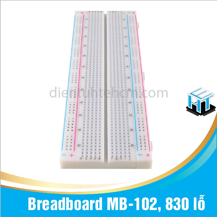 Breadboard MB-102, 830 lỗ ,loại 165*55*10mm