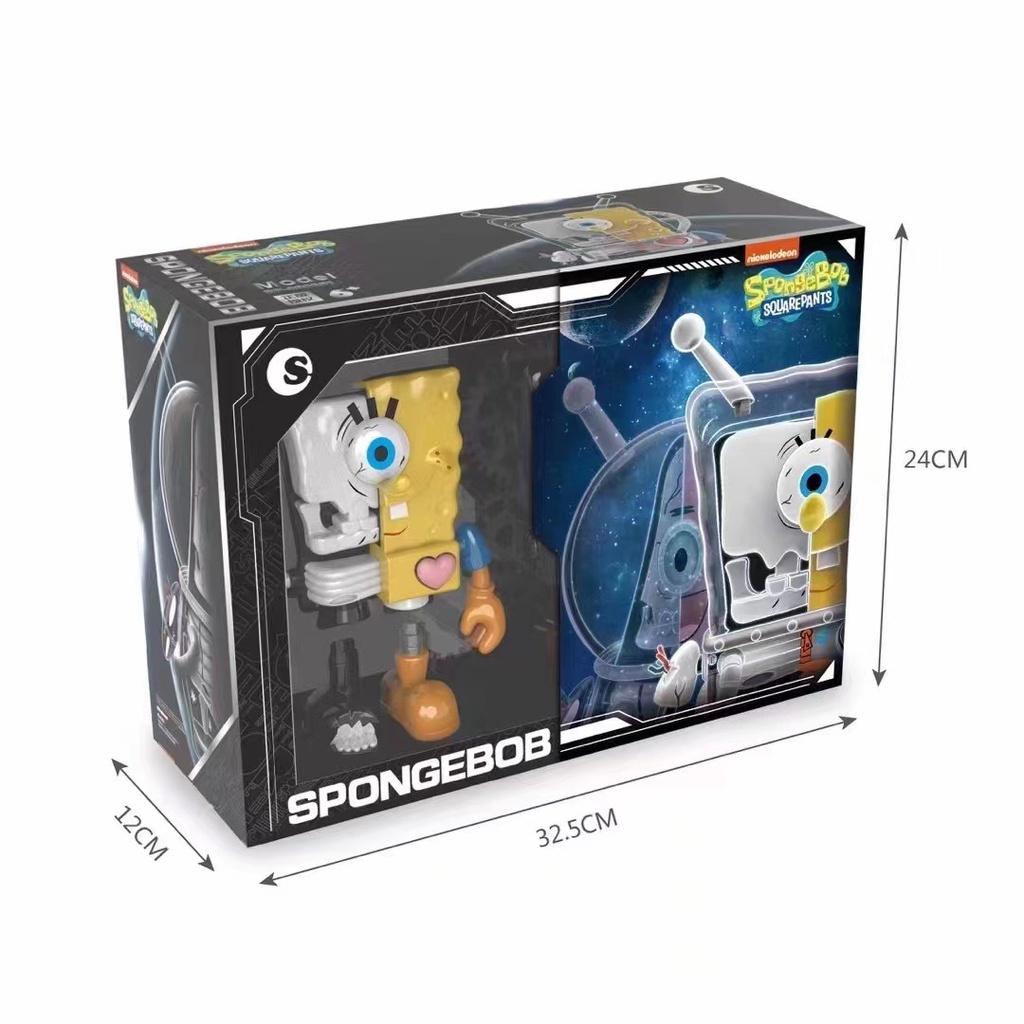 Đồ Chơi Lắp Ráp Mô Hình Nhân Vật Phim Hoạt Hình SpongeBob