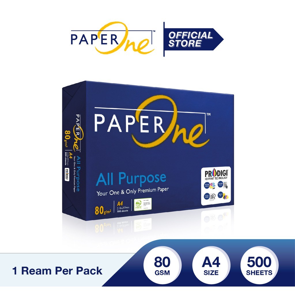 PaperOne A4 80 gsm / 1 Ream 500 tờ