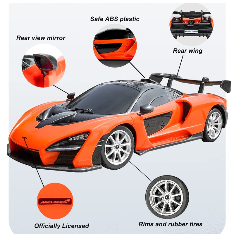 Mô Hình Xe Hơi Điều Khiển Từ Xa Mclaren Senna RC 1:24