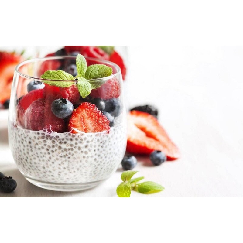 Hạt Chia Úc Organic Chia Seeds Túi Đen hàng chuẩn - túi 500gr