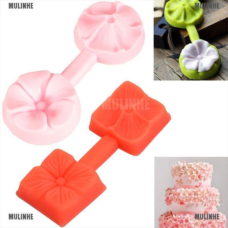Khuôn Silicone Tạo Hình Hoa Hồng 3D Trang Trí Bánh