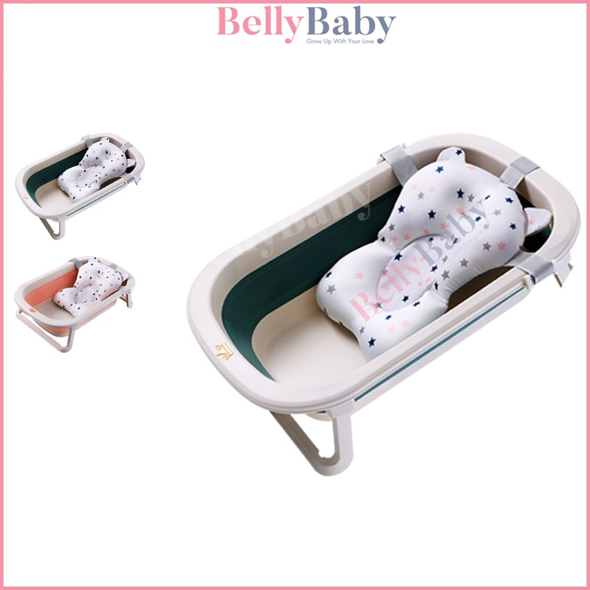 [Mã MKBC166 giảm 100K đơn 1tr3] Chậu Tắm Belly Baby Gấp Gọn Thông Minh Cho Bé SIZE TO ( HÀNG CAO CẤP )