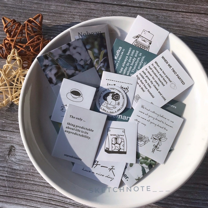 Sticker quote theo tông màu st061