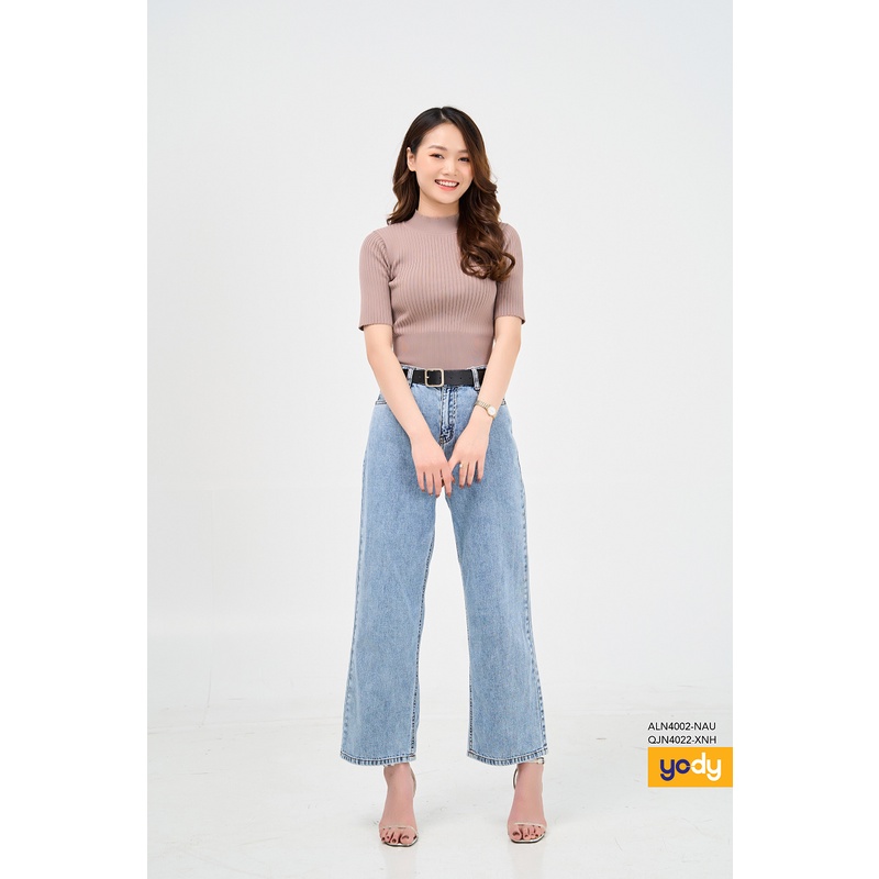 Áo len nữ YODY cố 3 phân áo len tay lỡ dáng ôm trẻ trung năng động  ALN4002 | BigBuy360 - bigbuy360.vn