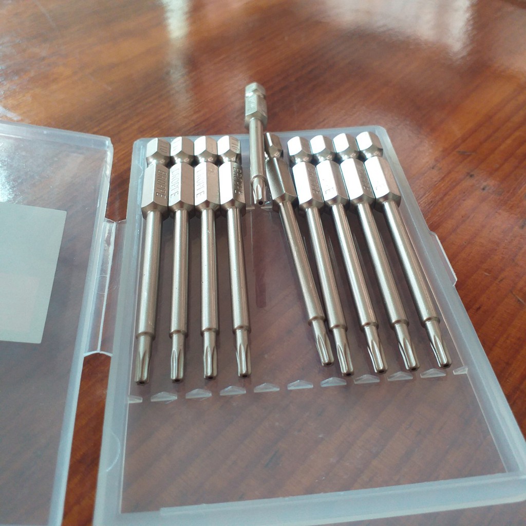 Mũi lục giác hoa thị T10 dài 75mm