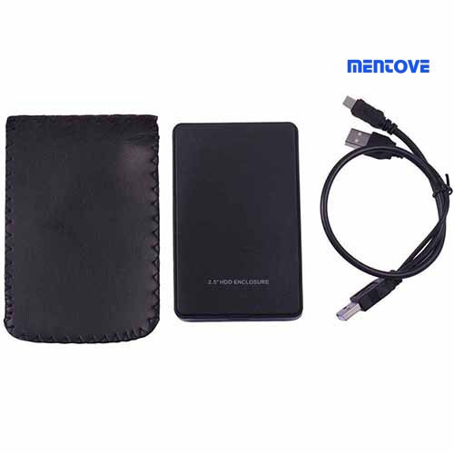 Hộp Đựng Ổ Cứng Ngoài Ssd 2.5 Inch Sata Usb 2.0 Hdd Màu Đen | BigBuy360 - bigbuy360.vn