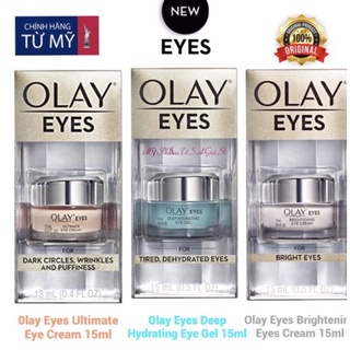 Kem dưỡng vùng mắt nhạy cảm Olay Ultimate Eye Cream/Deep Hydrating Eye Gel/Brightening Eye Cream(15ml)