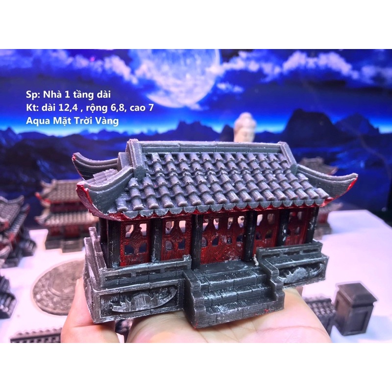 Nhà 1 tầng dài bộ nhà Kelsey 2 - Phụ kiện trang trí tiểu cảnh, bể cá, non bộ, sân vườn