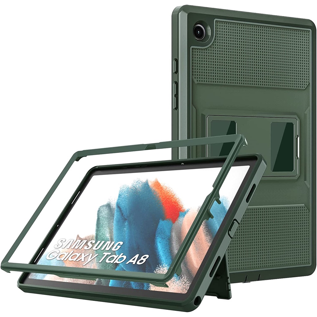 Ốp Bảo Vệ Toàn Diện Chống Sốc Có Giá Đỡ Cho Samsung Galaxy Tab A8 10.5 Inch 2022 (SM-X200 / SM-X205 / SM-X207)