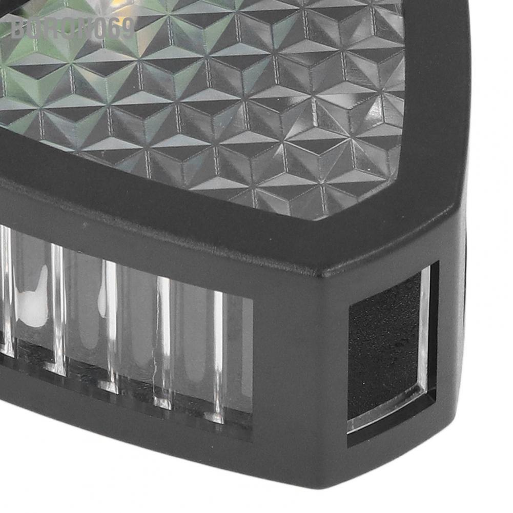 Boron069 LED Solar Wall Lamp Soft Warm Light Long Battery Life IP44 for Home Courtyard Lawn Garden