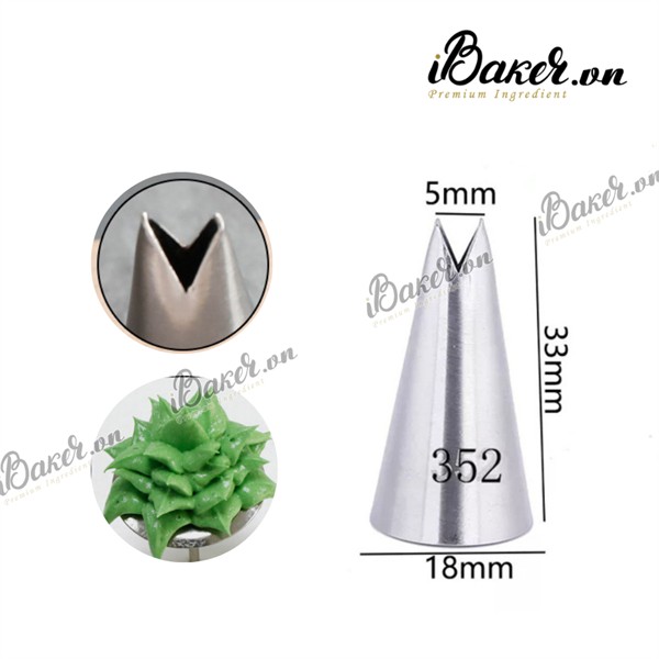 Đui bắt bông kem 3D số 352