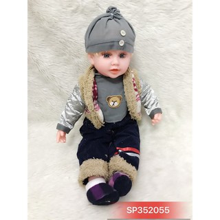 Búp bê bé trai mỹ pin đội nón, TX-307