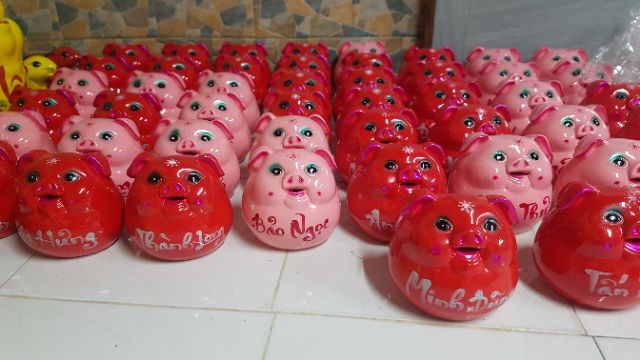 Lợn tiết kiệm bụng phệ mắt mở size 1