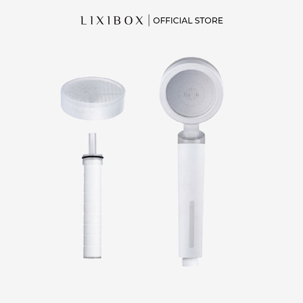 [HB Gift] Vòi Sen Lọc Nước Khử Clo Ngừa Mụn Lưng Tăng Áp Halio Beautifying Shower Head