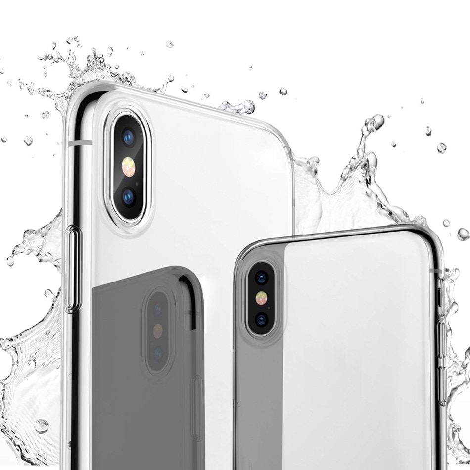 Ốp Điện Thoại Silicon TPU Mềm Siêu Mỏng Cho iPhone X XS 8 7 6S 12 SE 2 XR 8 11 7 13