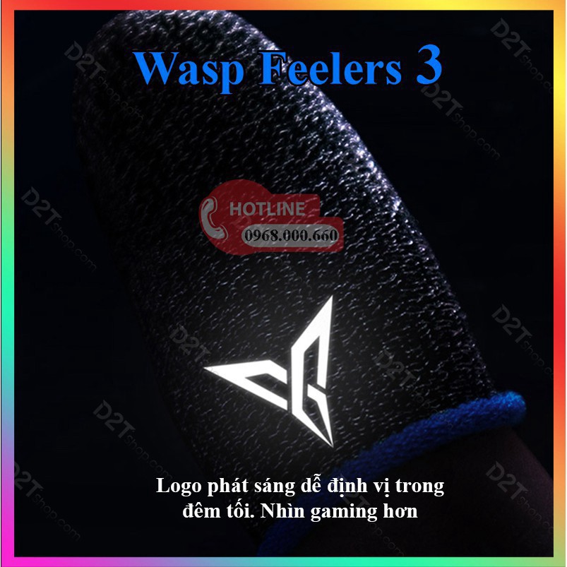 Bao Tay Flydigi Wasp Feelers 3 | Găng tay chơi game PUBG, Liên quân, chống mồ hôi, cực nhạy (Cam Kết Chất Lượng)