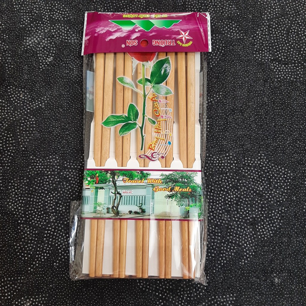 Sét 10 đôi đũa ăn lát hoa cao cấp chống trơn trượt rất tốt - cực sang chảnh
