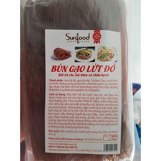 Bún gạo lứt đỏ