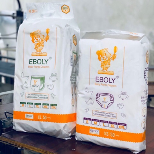 100 cái bỉm quần Ebony size M L xl Xxl xxxl