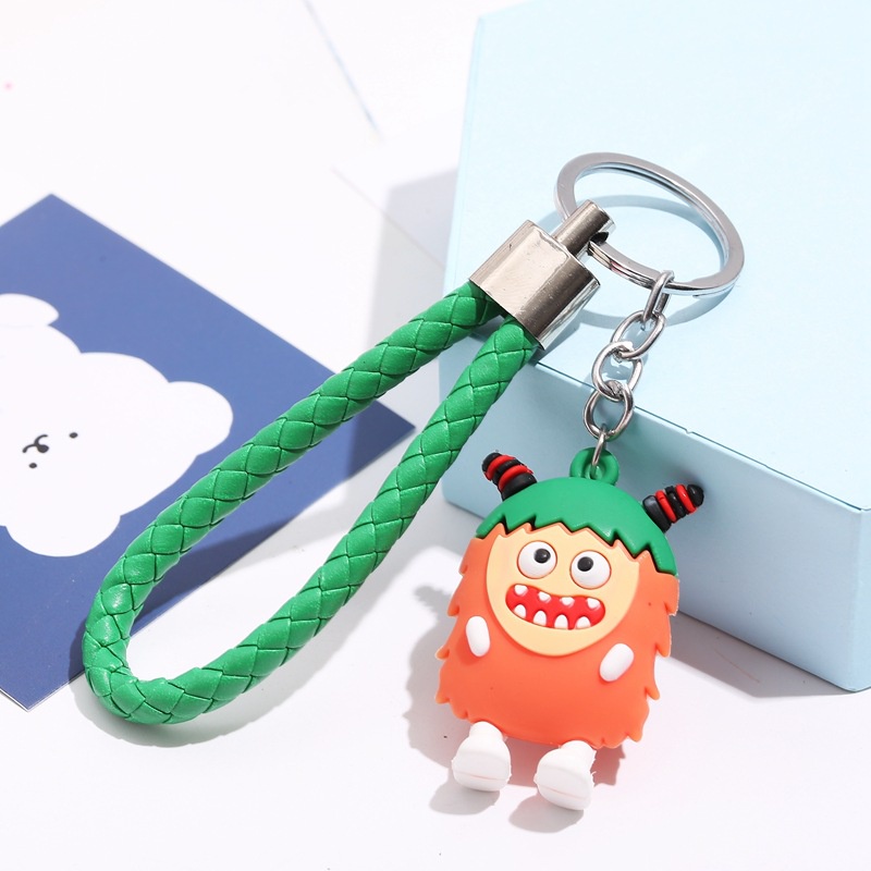 Móc Khóa Hình Quái Vật Hoạt Hình Xinh Xắn