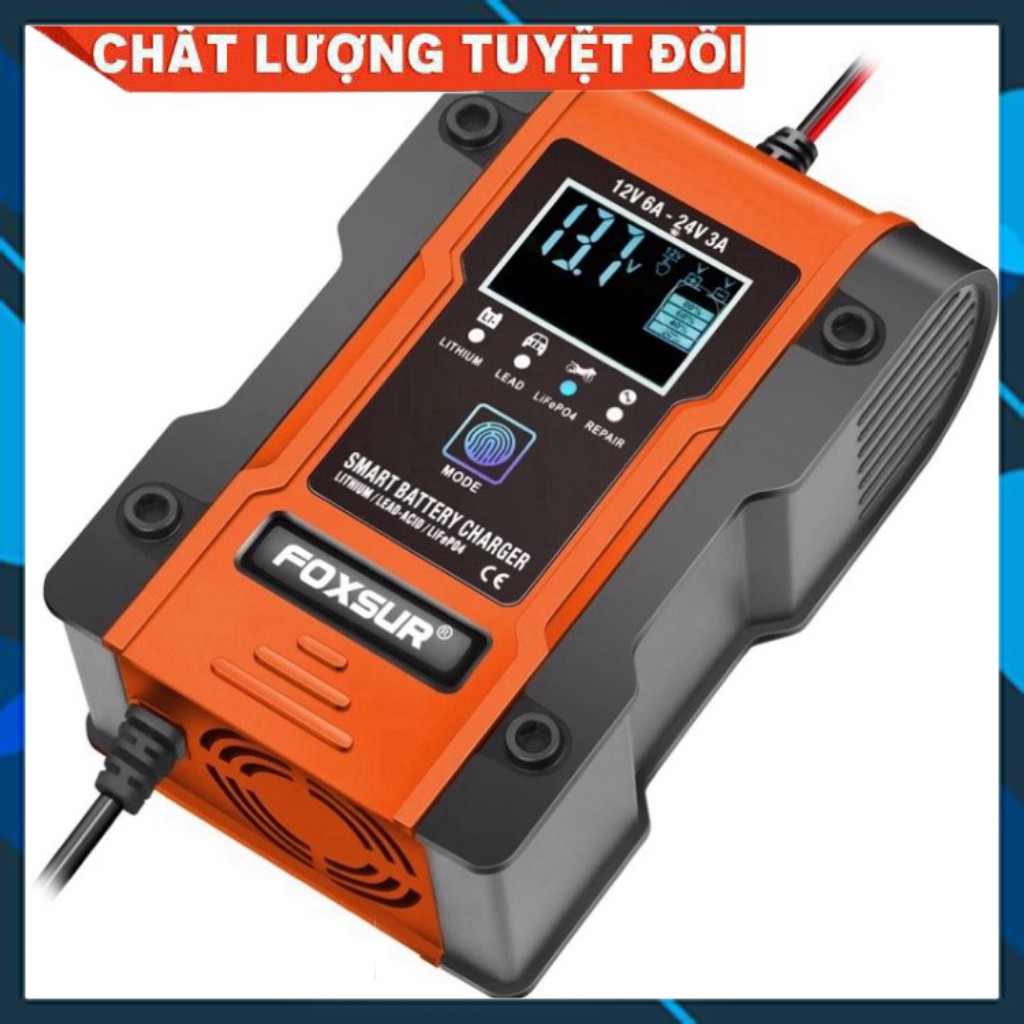 [Sỉ inbox]  SẠC ẮC QUY FOXSUR CỰC THÔNG MINH ( QUÁ NHIỀU TÍNH NĂNG ƯU VIỆT TÍCH HỢP TRONG 1 SẢN PHẨM )