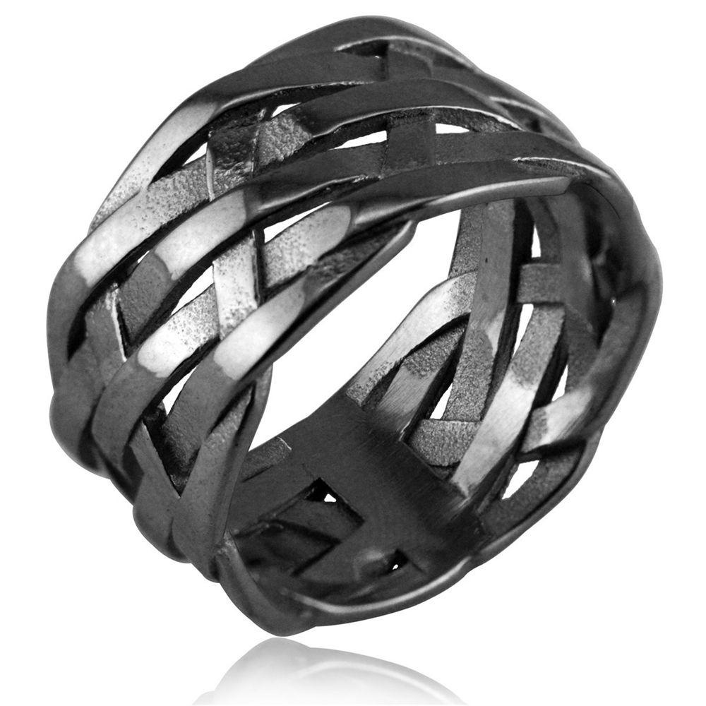 Nhẫn Hình Biểu Tượng Viking Phong Cách Punk Gothic
