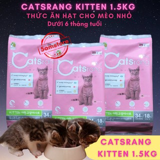 Thức ăn cho mèo con Catsrang Kitten 1.5kg dành cho mèo dưới 6 tháng tuổi thumbnail