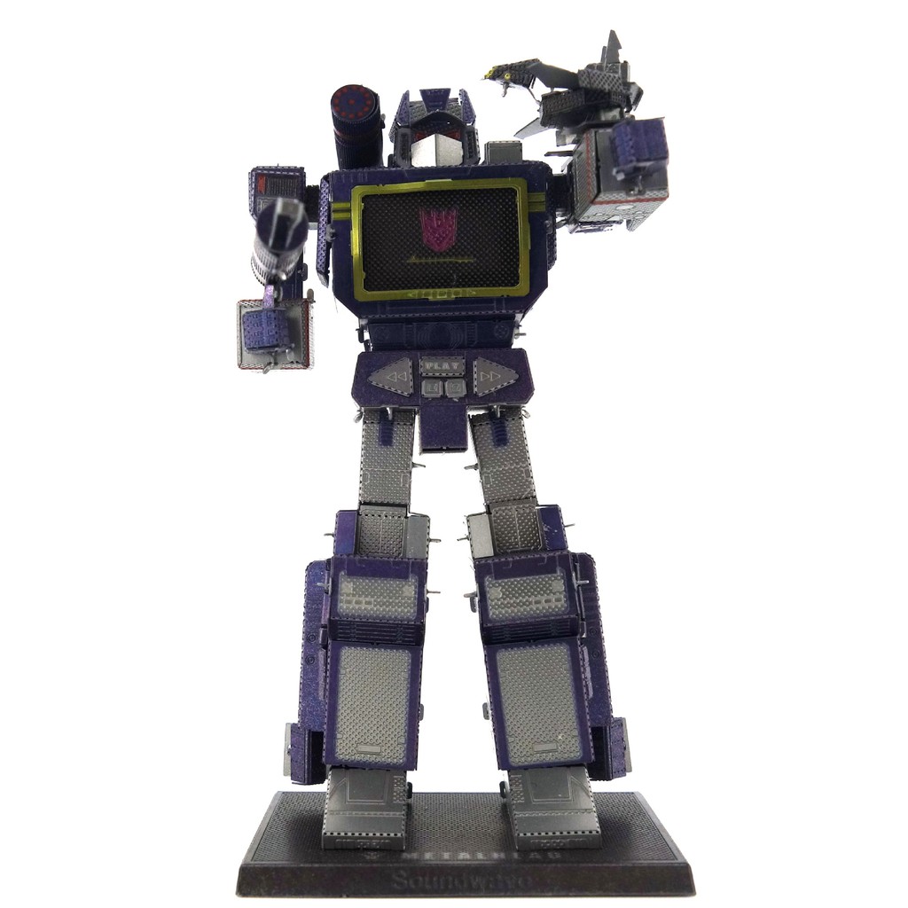 Đồ chơi lắp ghép Mô hình Kim loại Robot THF Transformers SoundWave S088