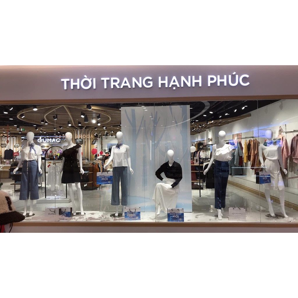 [MISSGU] Áo nữ không tay đệm vai GUMAC thanh lịch sang trọng AA12100