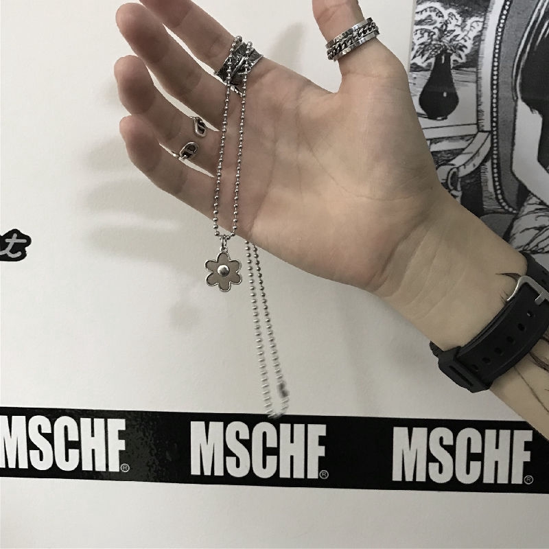 Dây Chuyền Mặt Hình Gấu 22 Mặt Trời Phong Cách Harajuku Dễ Phối Đồ Dành Cho Nam