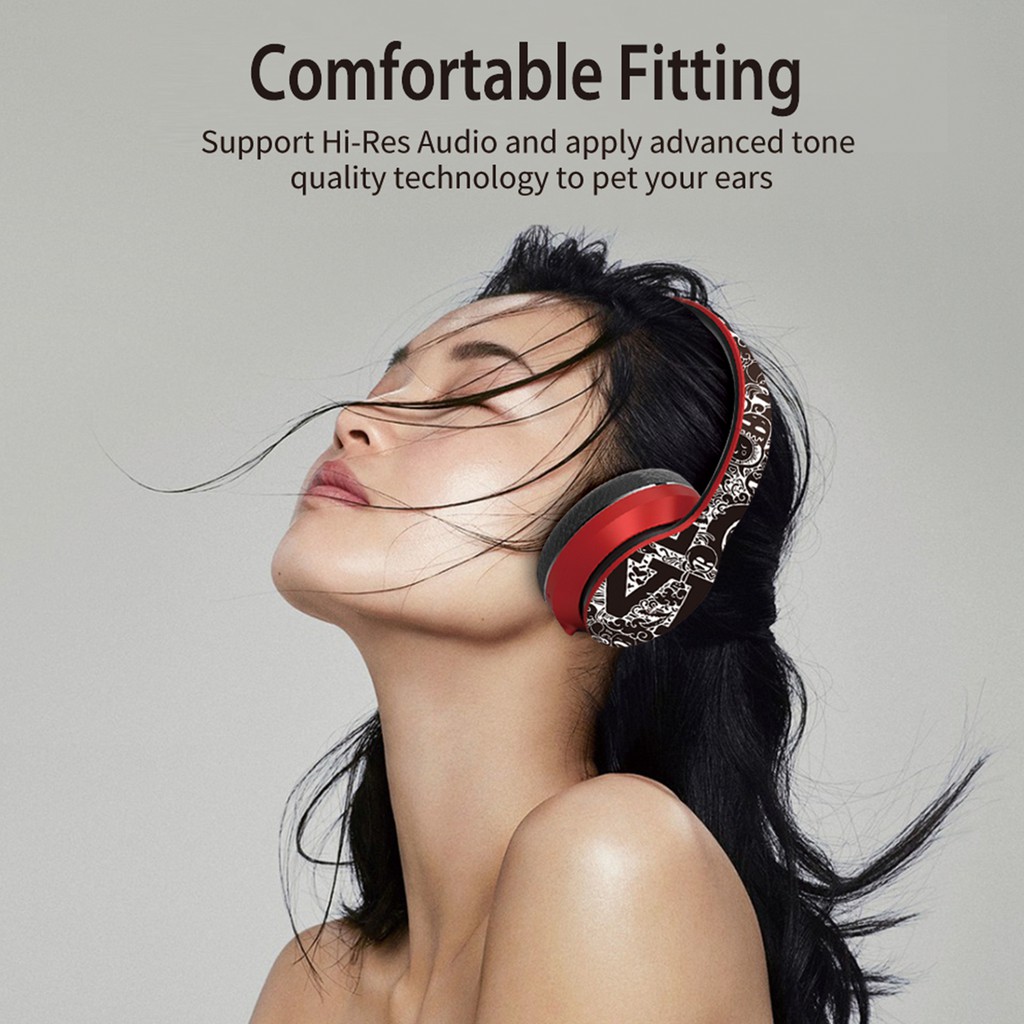 Tai Nghe Hel + Bluetooth 5.0 Không Dây Âm Thanh Stereo Có Micro