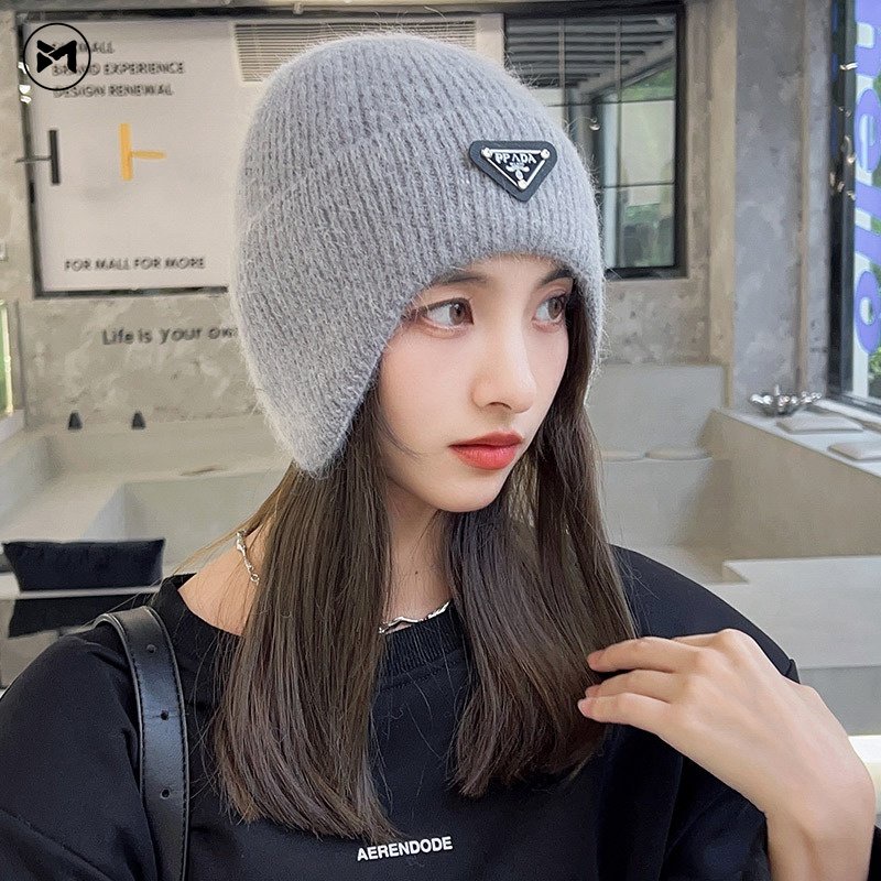 Mũ Len Trùm Tai Giữ Ấm Mùa Thu Đông Dành Cho Cặp Đôi