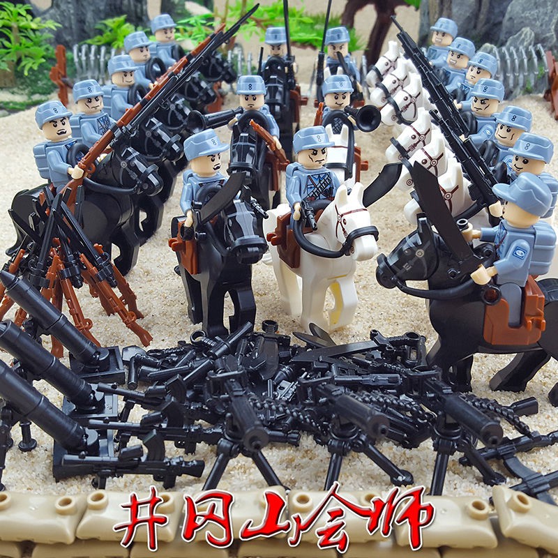 Tương thích với khối xây dựng Lego Phantom Ninja Nhân vật quân đội Cảnh sát đặc nhiệm Đồ chơi giáo dục lắp ráp cậu