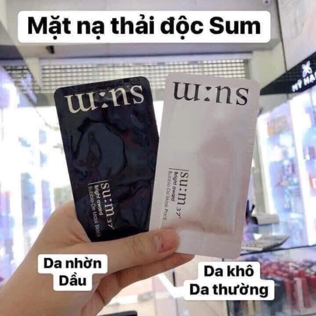 S:um sủi bọt thải độc.