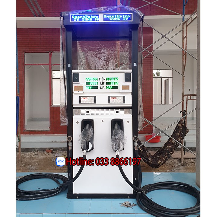 Bạt che trụ bơm xăng dầu