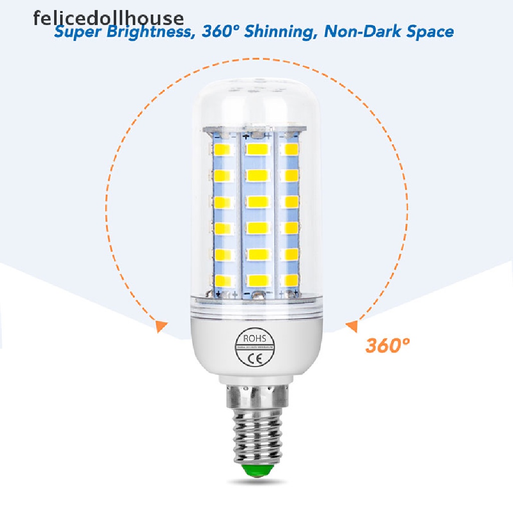 Bóng đèn LED trái bắp E27 E14 24 36 48 56 69 72LEDS 5730 SMD chất lượng