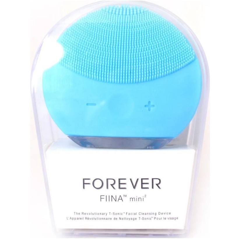 Máy rửa mặt, massage mặt Forever Foreo Lina mini gai Silicon giúp làm sạch da mặt hiệu quả