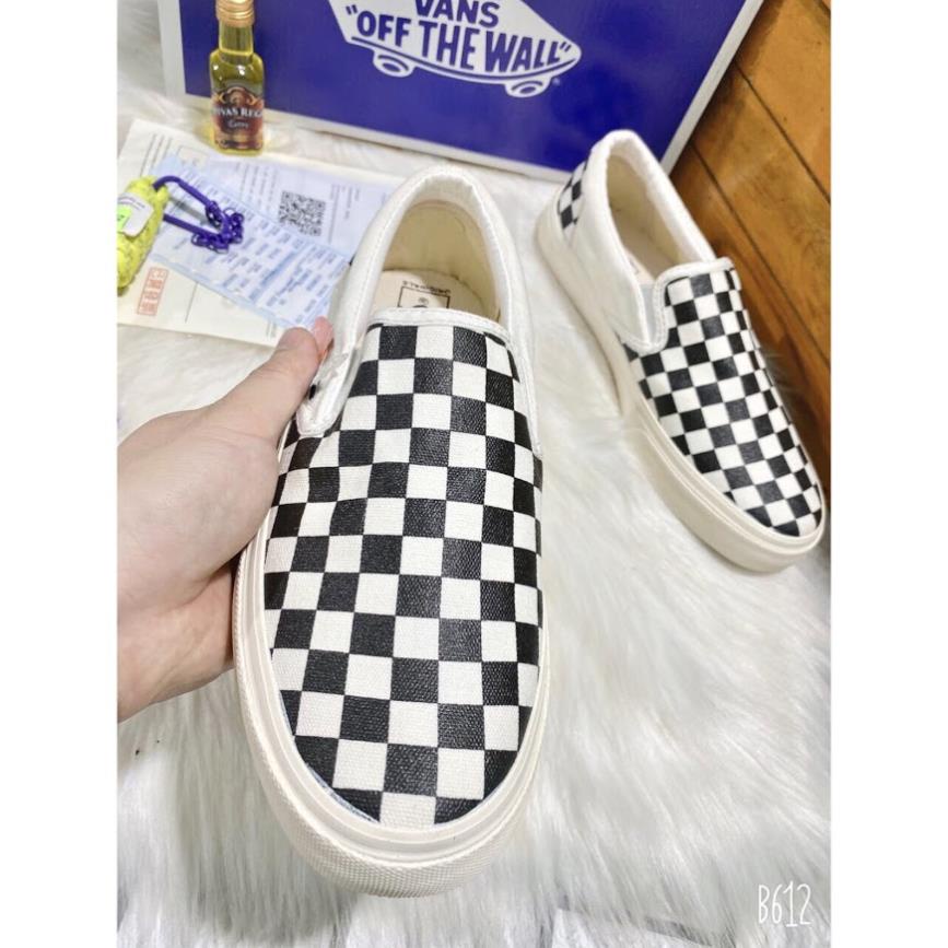 [Freeship+Box+Bill] Giày 𝐕𝐀𝐍𝐒 Caro Slip-on lười nam nữ Giày sneaker lười hot nhất 2021