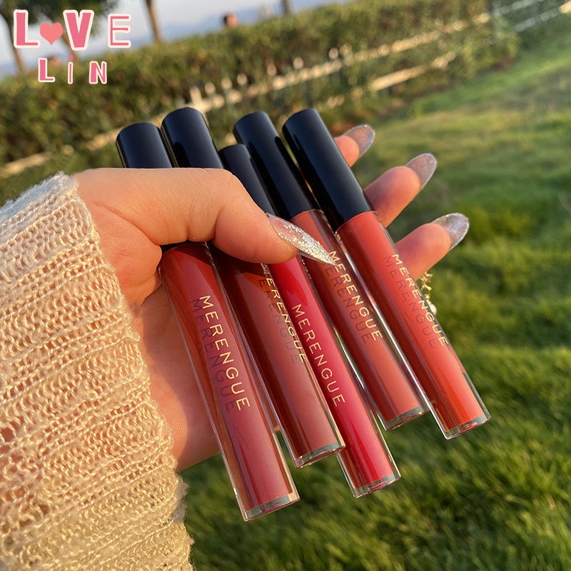 【Lovelin】[Cặp Ống Môi] Son Môi Lì Mịn Như Nhung Phù Hợp Với Học Sinh Nữ Không Phai Màu