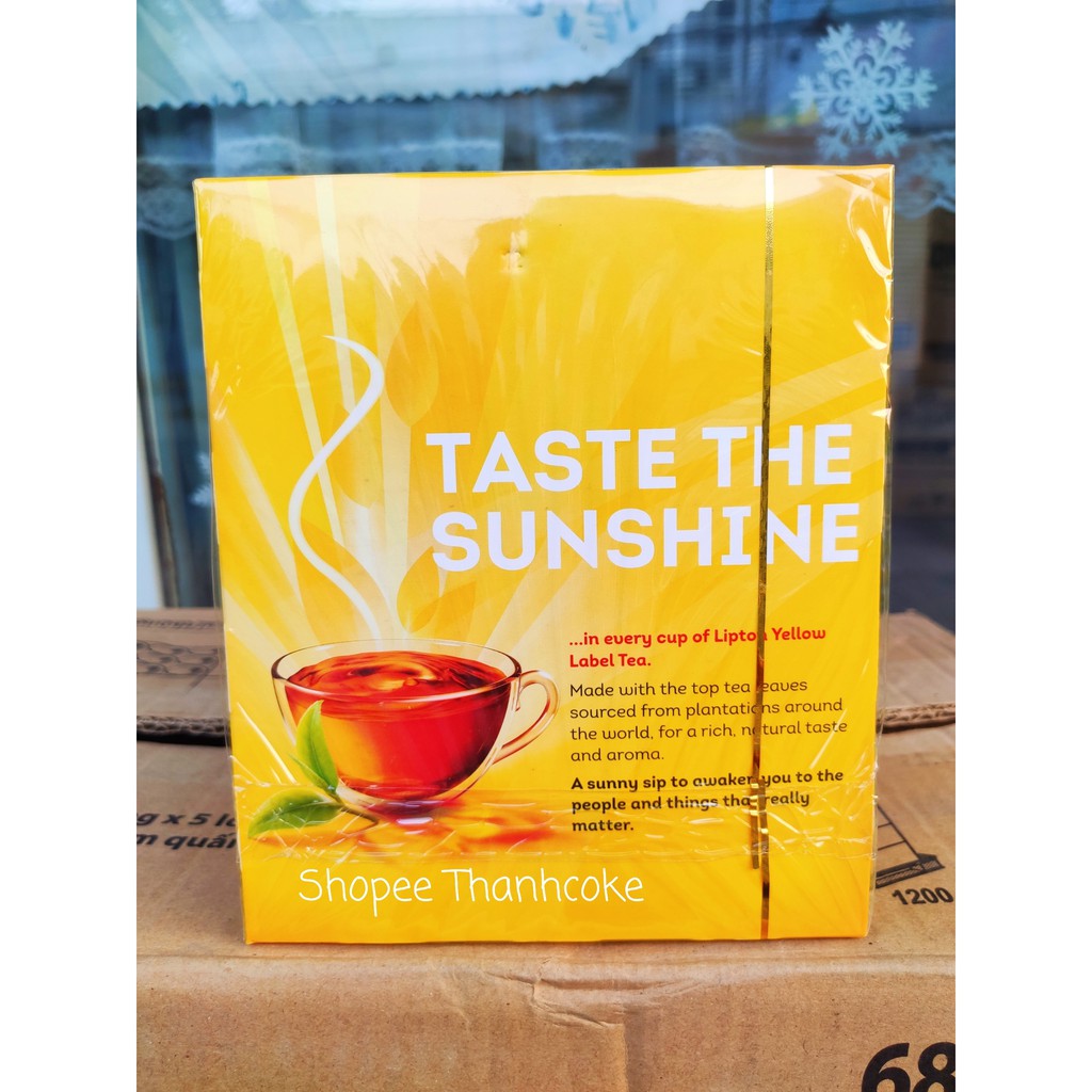 Trà Lipton túi lọc Yellow Label Tea 100 gói 200g | BigBuy360 - bigbuy360.vn