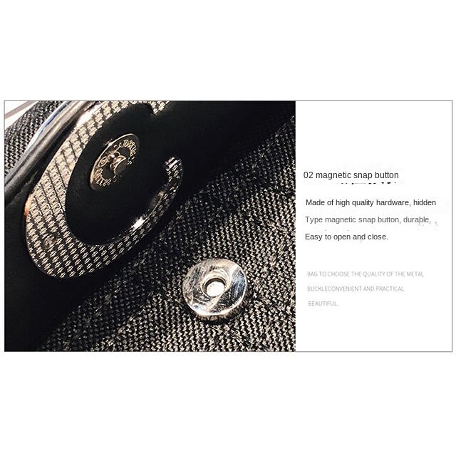 Túi Xách Vải Canvas Phong Cách Hàn Quốc Kiểu Mới Thời Trang Cho Nữ