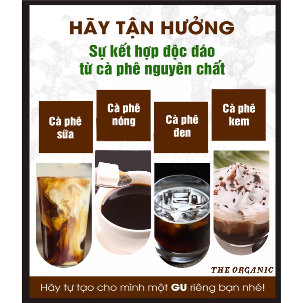 cà phê nguyên chất rang mộc THE ORGANIC coffee | BigBuy360 - bigbuy360.vn
